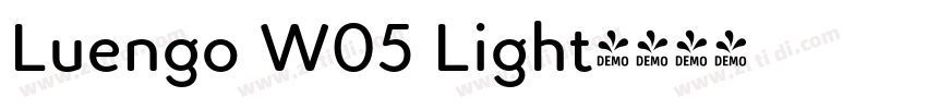 Luengo W05 Light字体转换 Luengo W05 Light字体转换